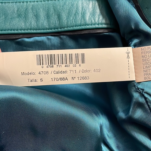 Genuine leather Massimo Dutti jacket - Picture 5 of 7